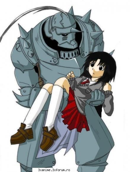 Aphonse Elric - Alphonse si o fata - Full metal alchemist