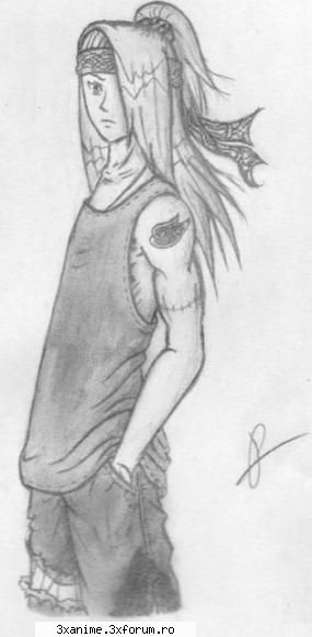 Deidara - mi-am incercat si yo norocul la desen pentru fani - Naruto