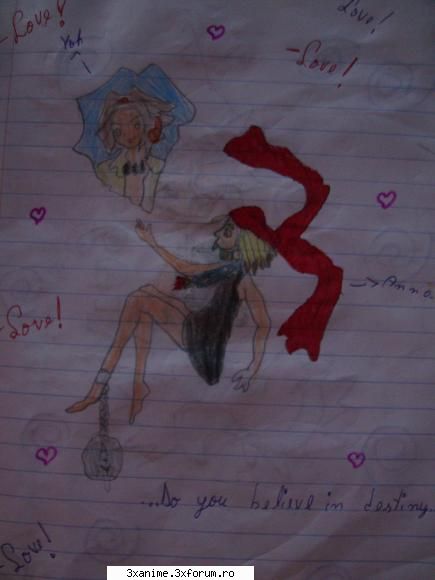 Desenele mele cu Shaman king - Yoh si Anna nereusit - Fan Art