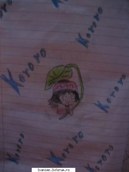 Desenele mele cu Shaman king - Micuta Kororo tot nereusita - Fan Art