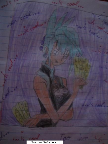 Desenele mele cu Shaman king - Tao Jun parca mai merge dar nu - Fan Art