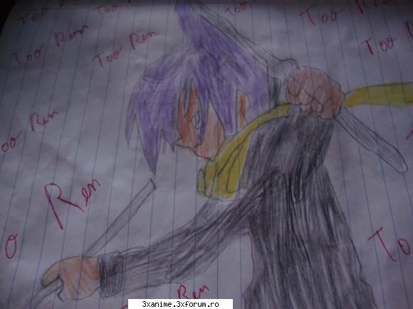 Desenele mele cu Shaman king - Tao ren nereusit - Fan Art