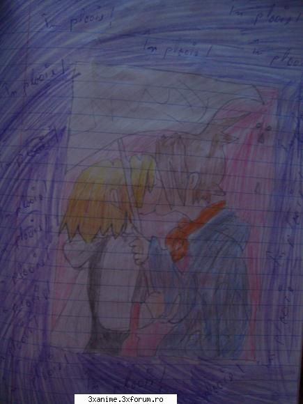 Desenele mele cu Shaman king - Yoh si Anna♥.♥.♥.♥ - Fan Art