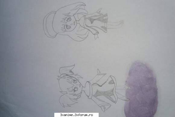 Desenele mele cu fete anime - angel & devil stiu naspa - Fan Art