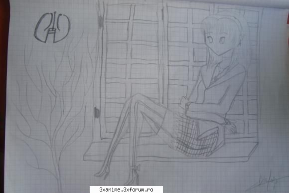 Desenele mele cu fete anime - 34 stiu nereusit - Fan Art