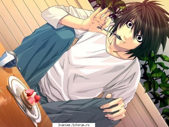 L/Eru/Ryuuzaki - personajul meu preferat din death note - Death note